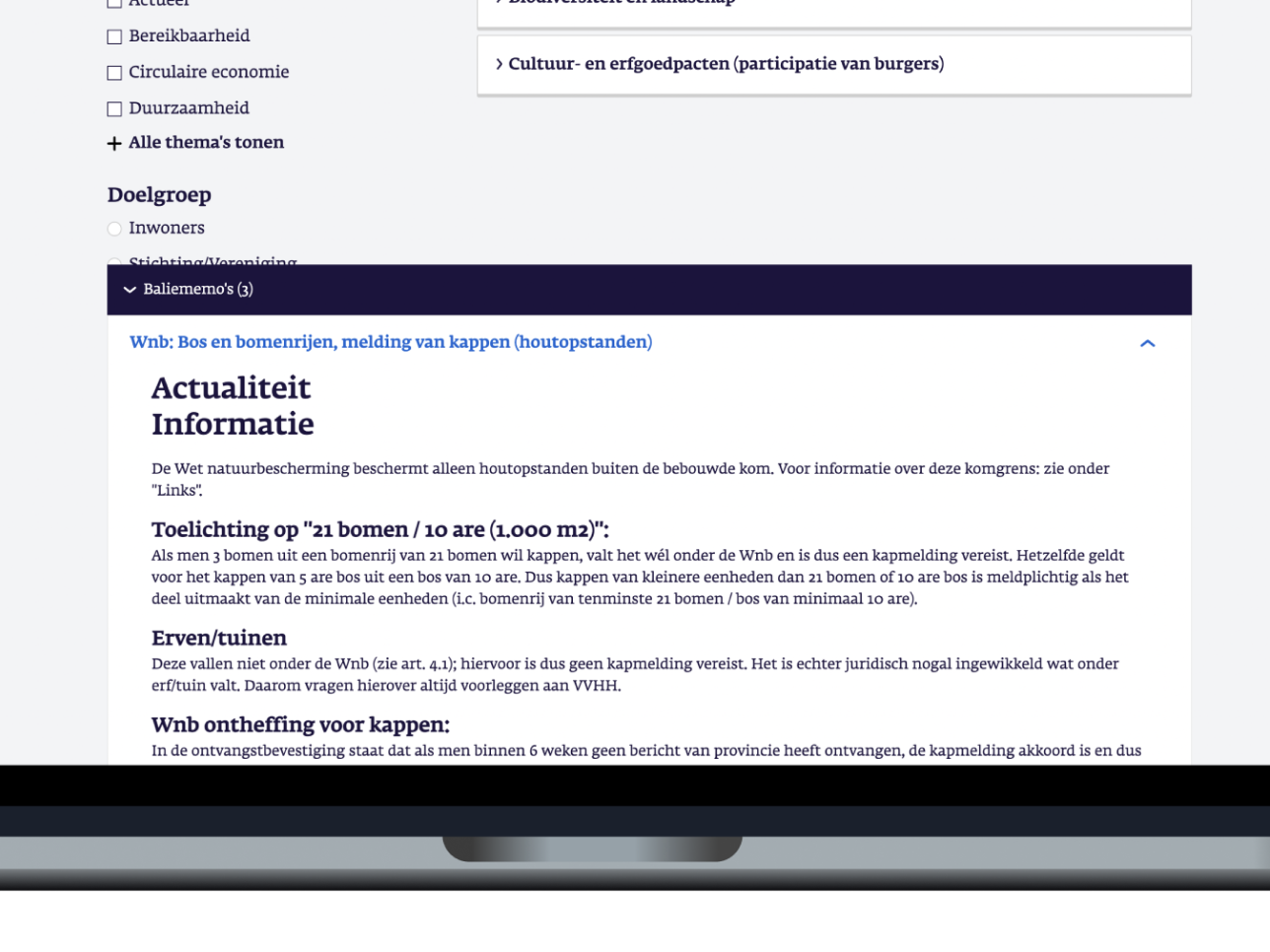 Modulaire paginaopbouw