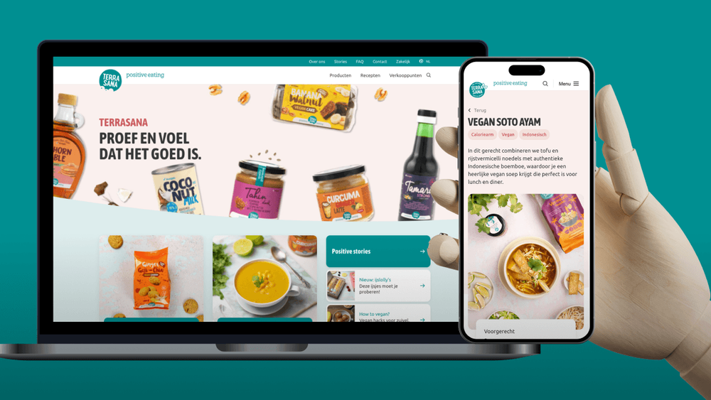Screenshot van het TerraSana online platform