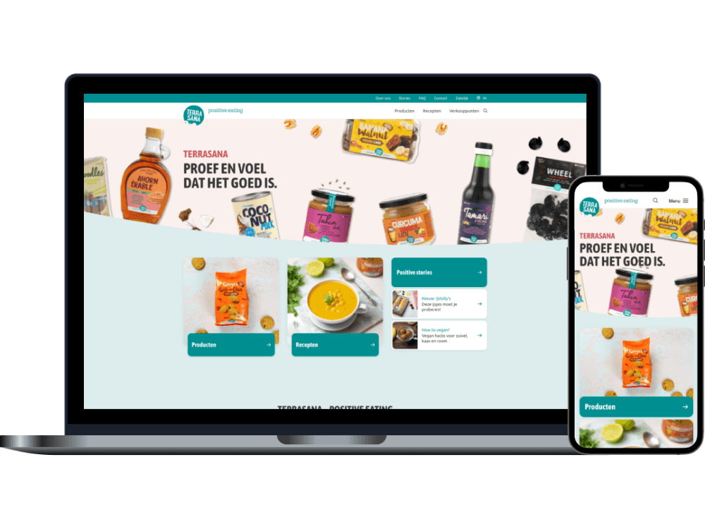 Front-end pagina's TerraSana