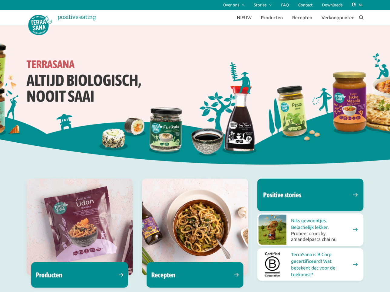 Front-end pagina's TerraSana