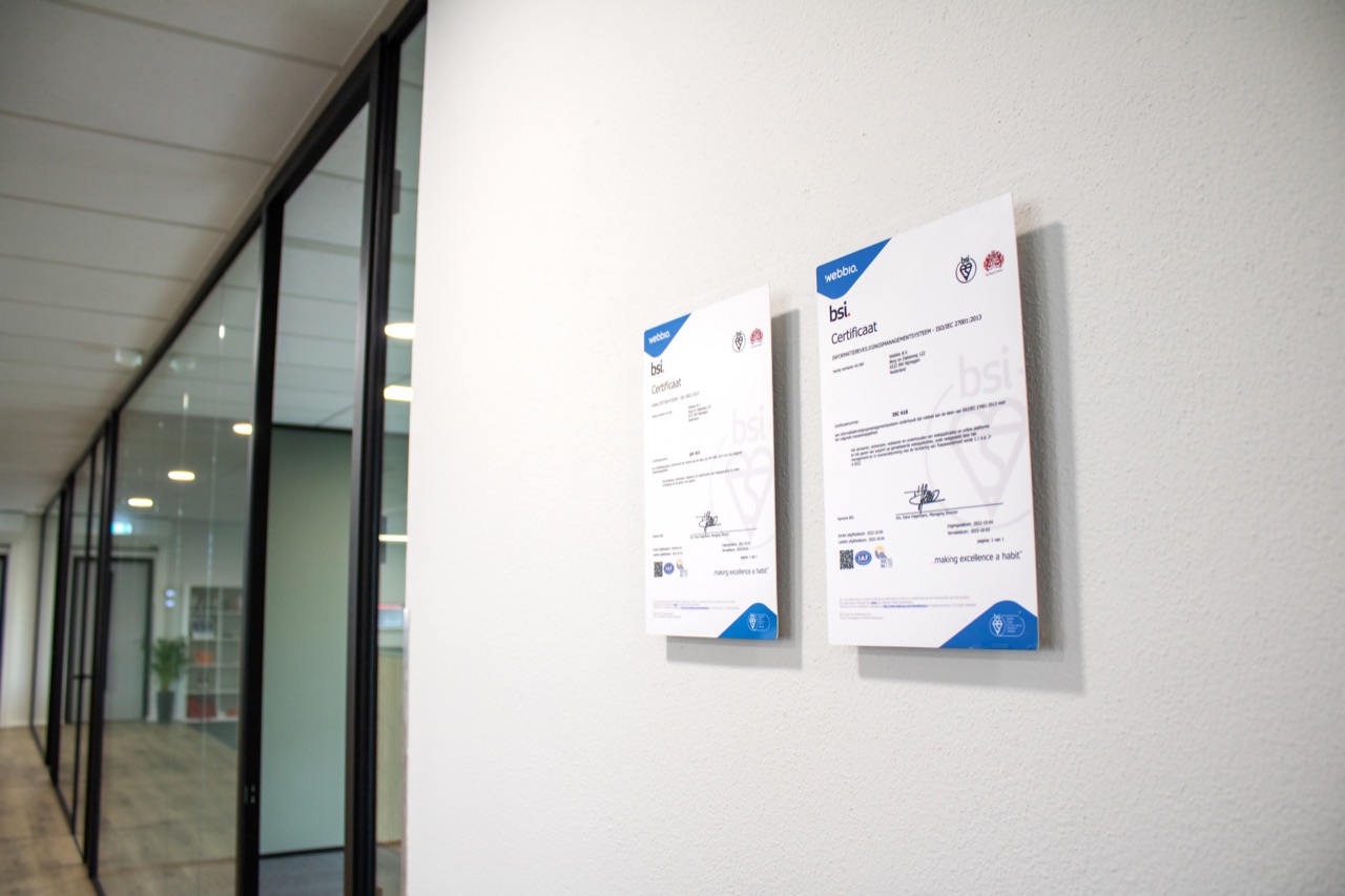 Webbio team aan het werk aan AI-ready architectuur